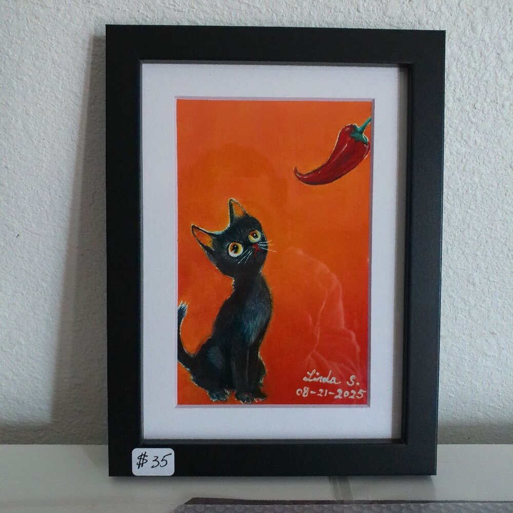 Pepper Cat art print